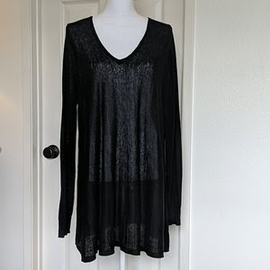 Sheer Black DKNY Tunic
